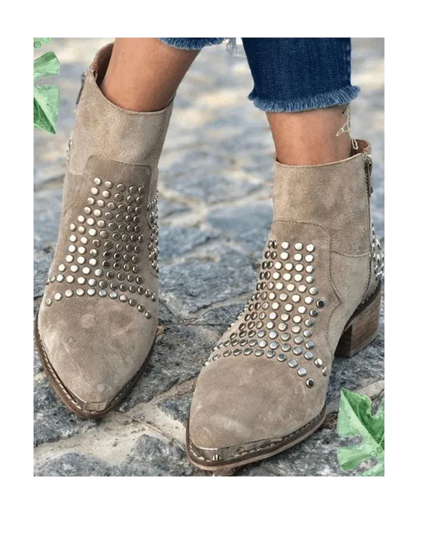Aina™ | Studded Edge Boots