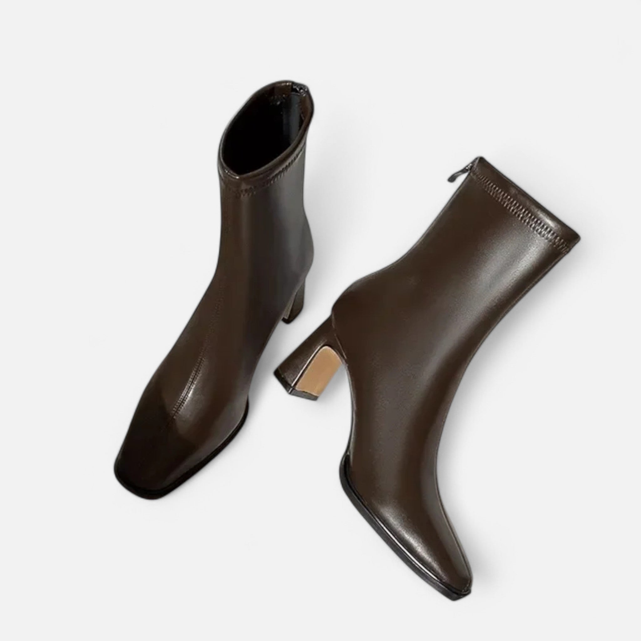 Roselains | Women’s Vintage Square-Toe Ankle Boots