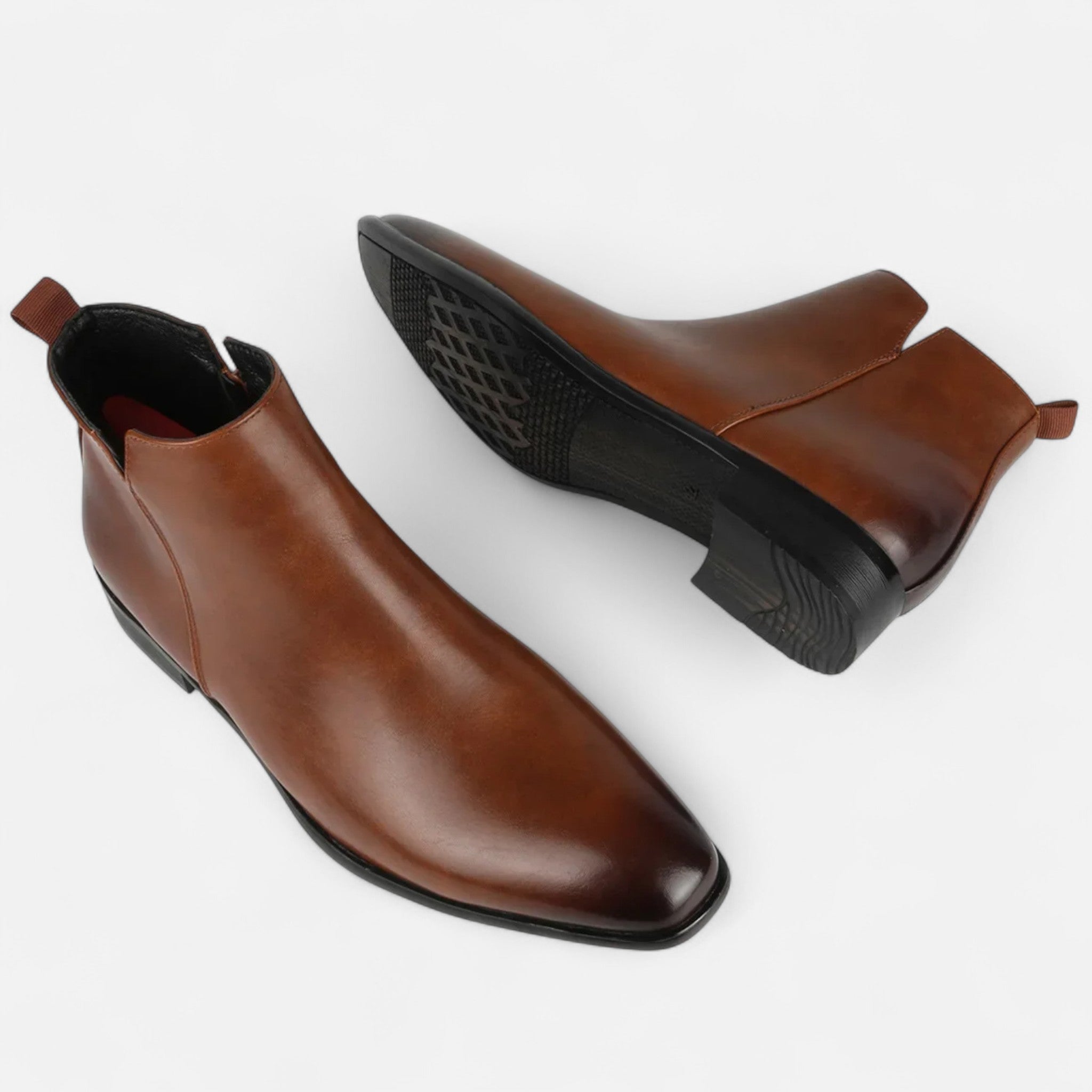 Roselains | Men’s Square-Toe Chelsea Boots