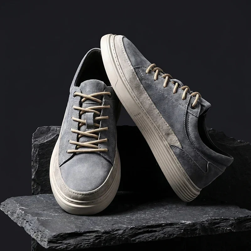 Matty - Suede Cushioned Casual Sneakers