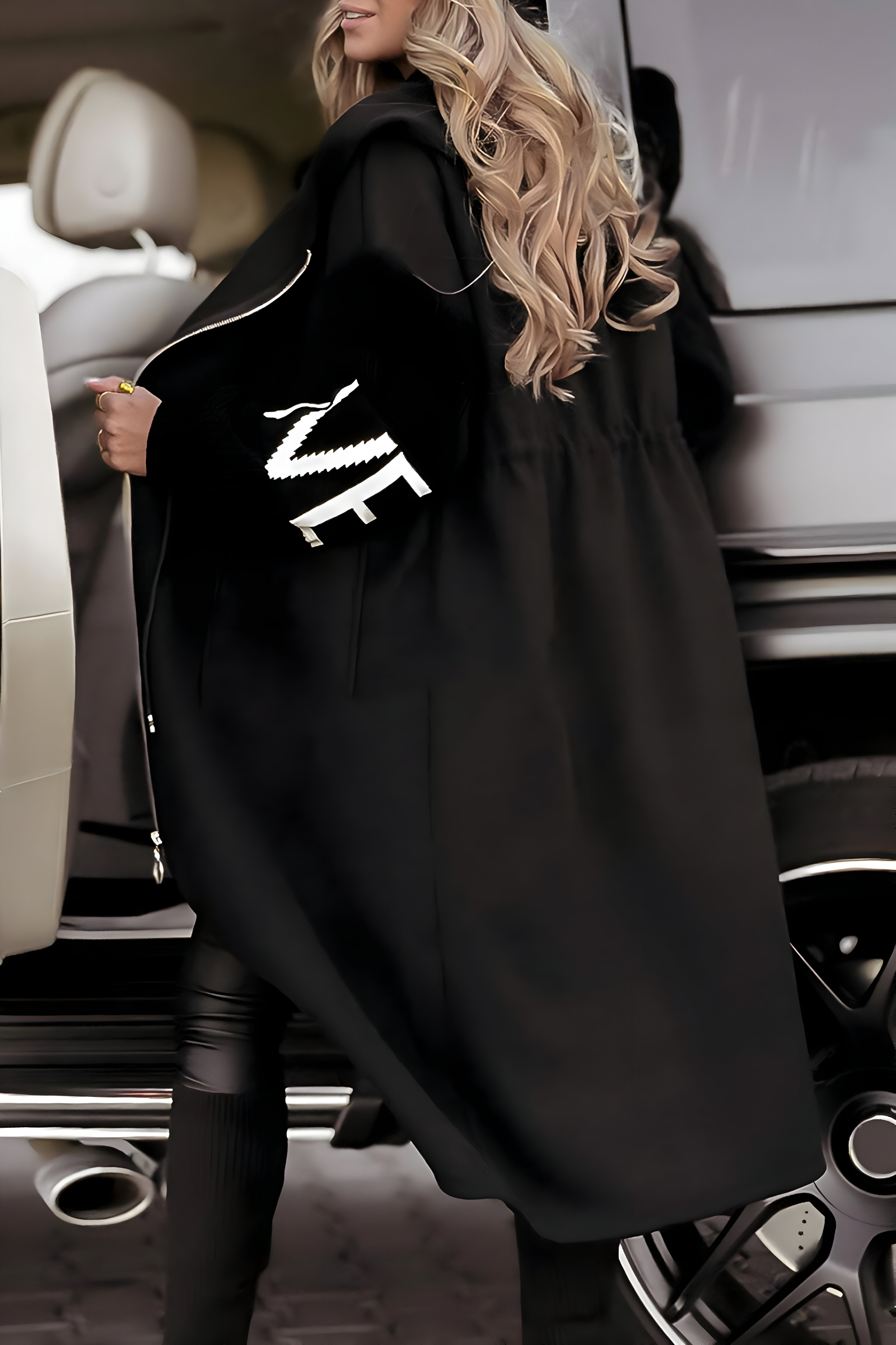 Rosalie | Elegant Hooded Coatigan