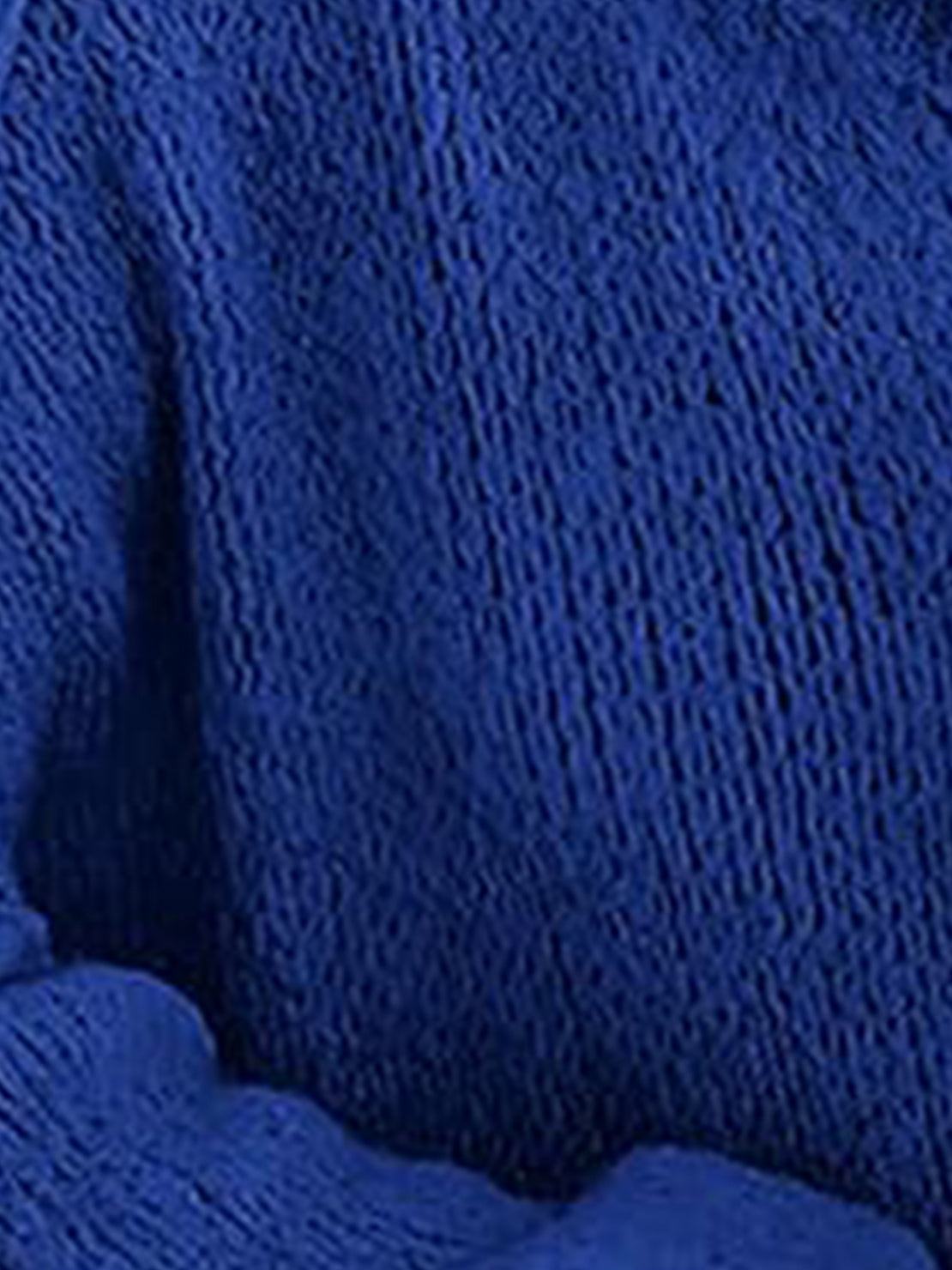 Oversized Button-Front Knit Cardigan