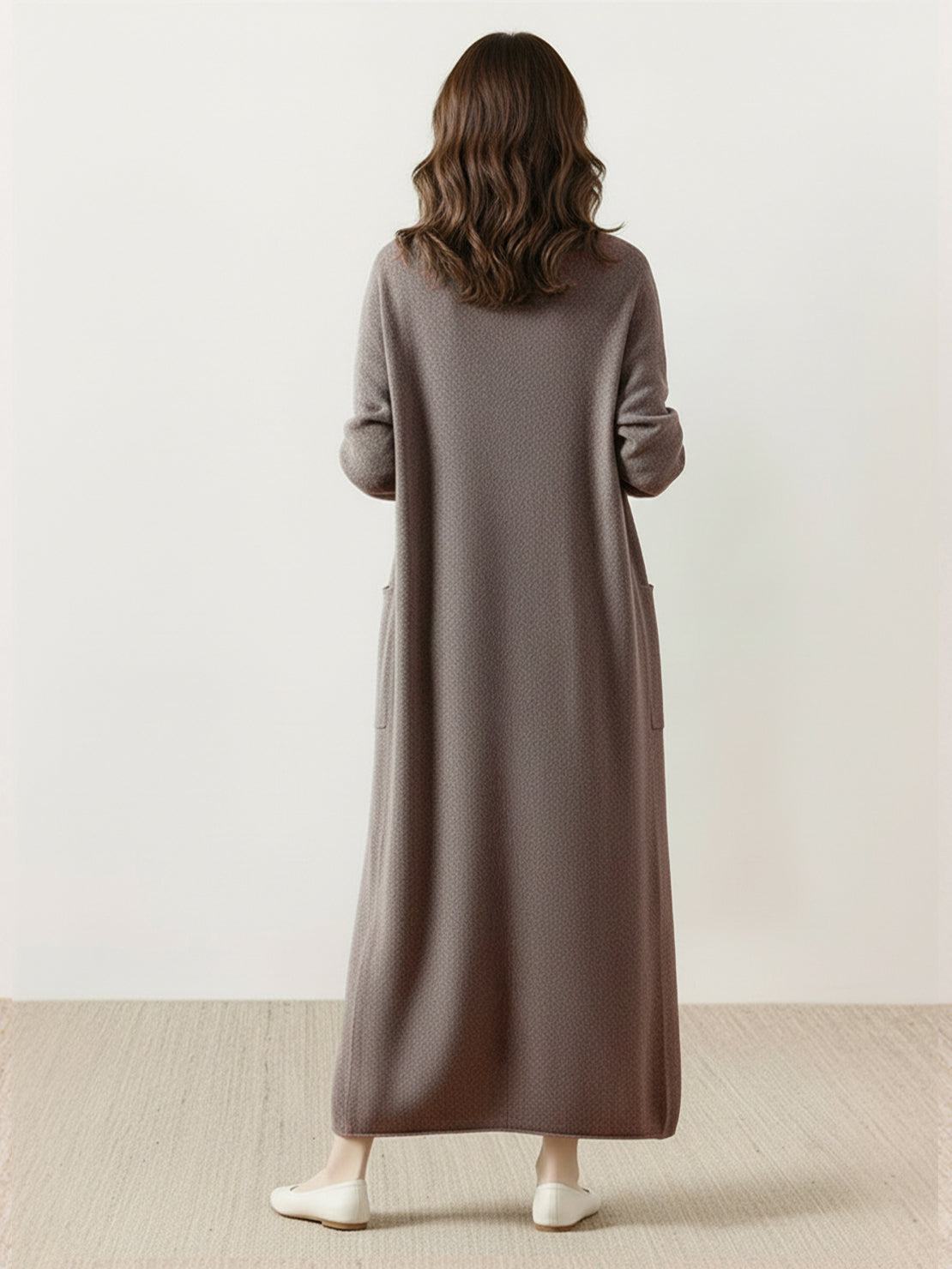 100% Australian Merino Wool Long Cardigan
