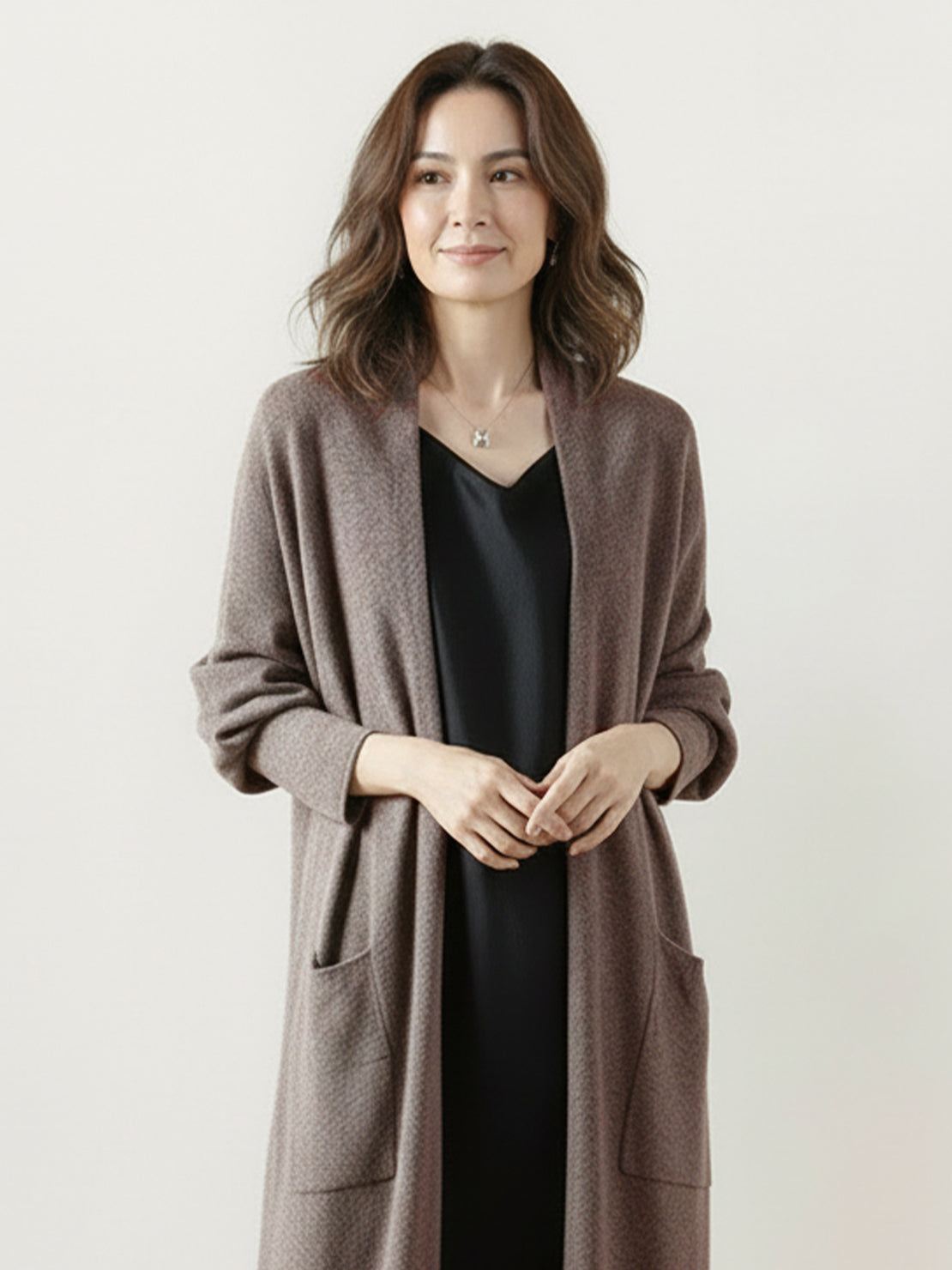 100% Australian Merino Wool Long Cardigan
