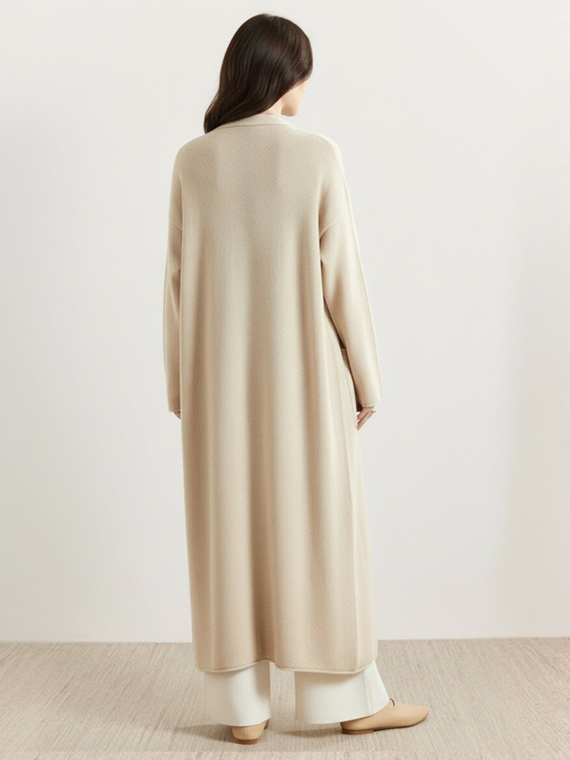 100% Australian Merino Wool Long Cardigan