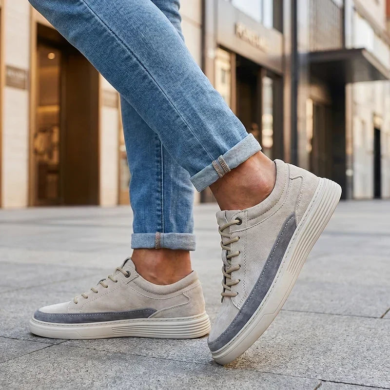 Matty - Suede Cushioned Casual Sneakers