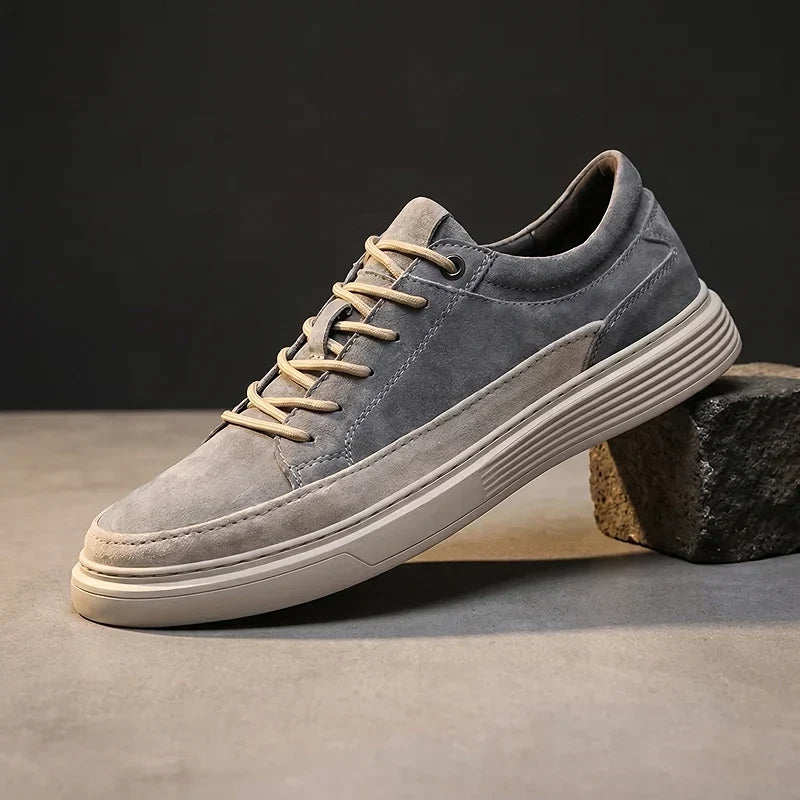 Matty - Suede Cushioned Casual Sneakers