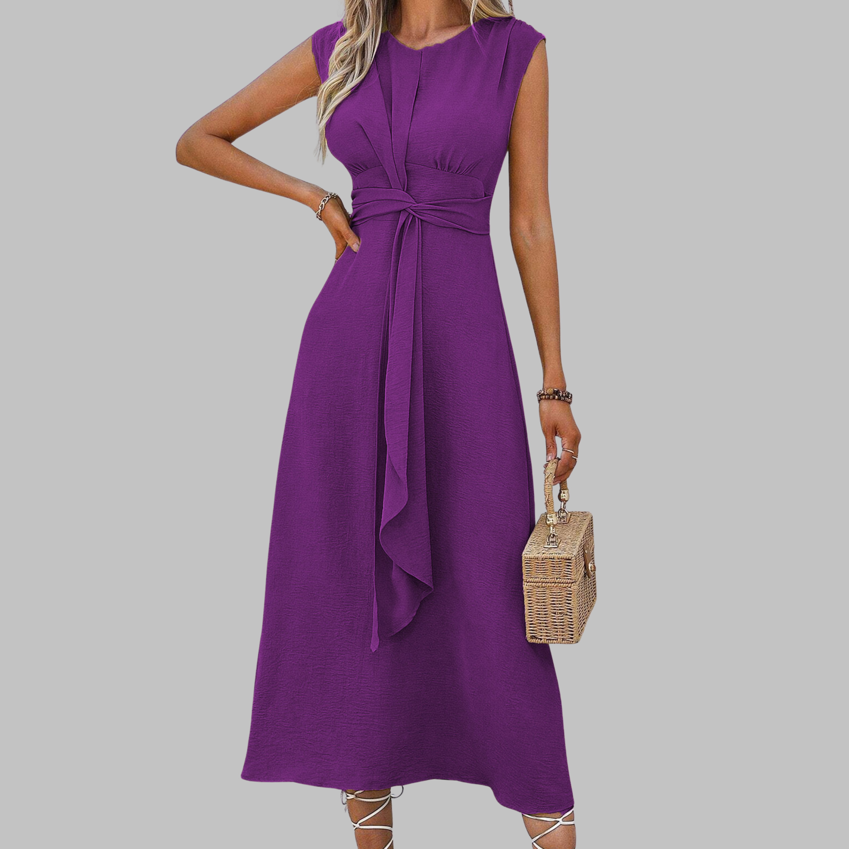 Stacey | Elegant Sleeveless Maxi Dress