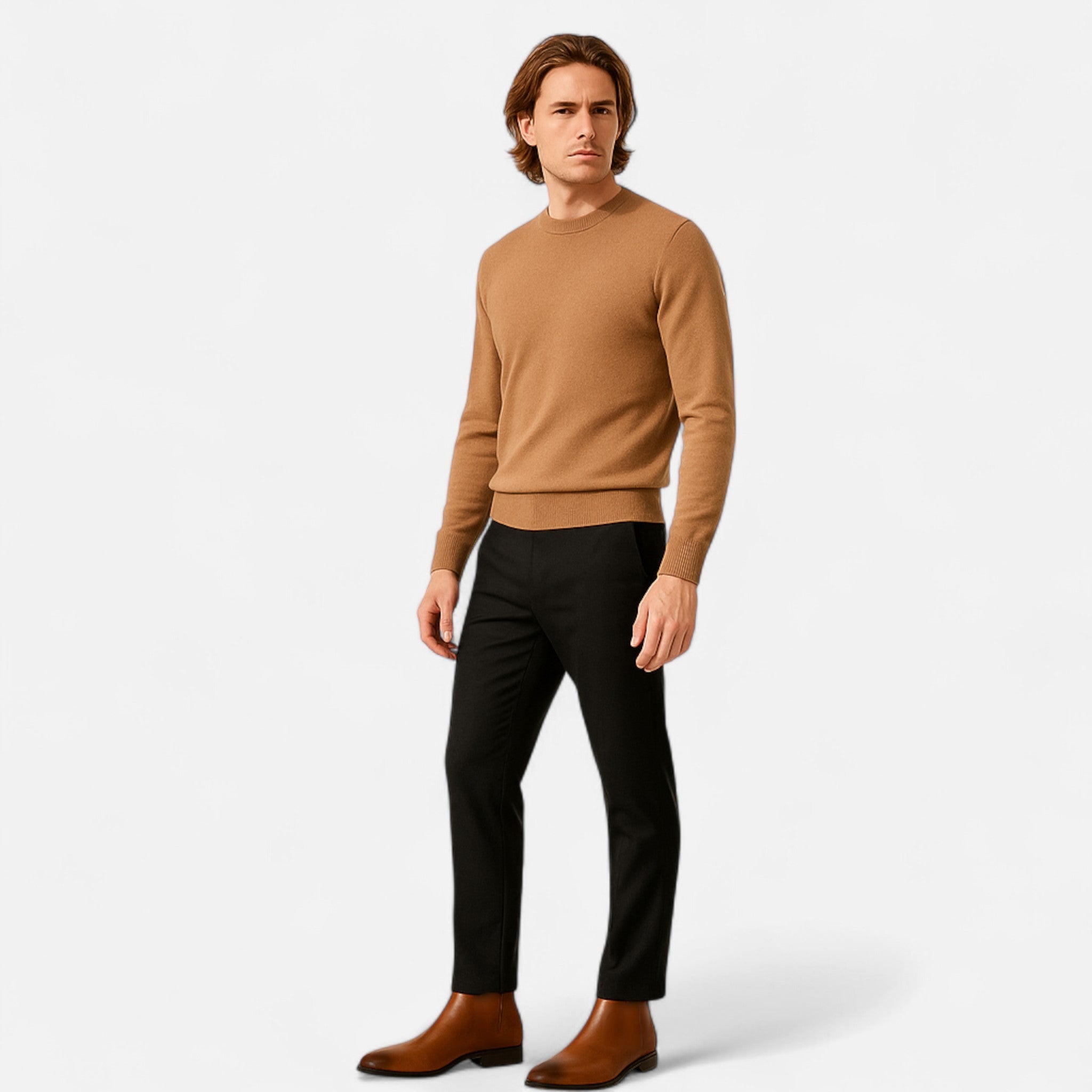 Roselains | Men’s Square-Toe Chelsea Boots