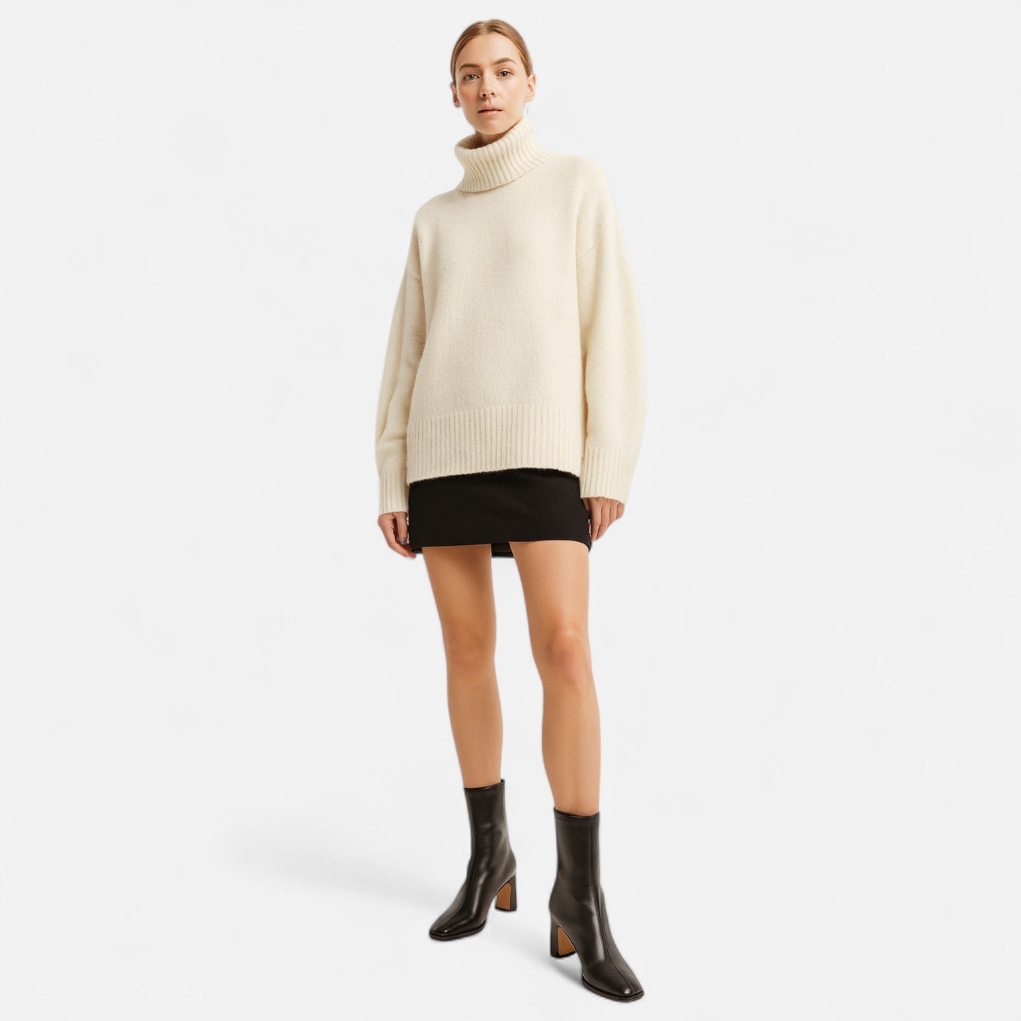 Roselains | Women’s Vintage Square-Toe Ankle Boots