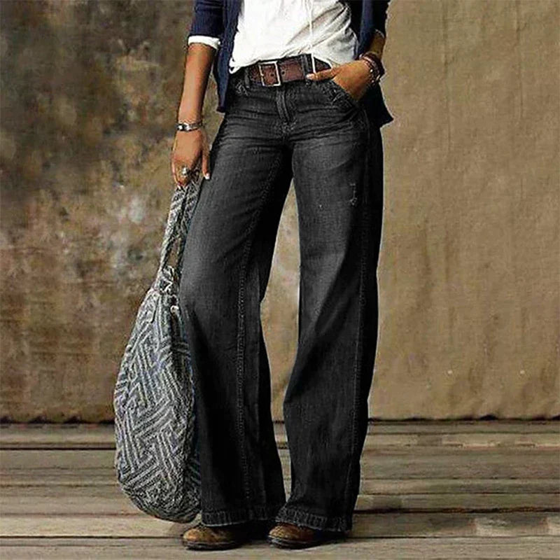 Chaya | Retro Wide-Leg Jeans