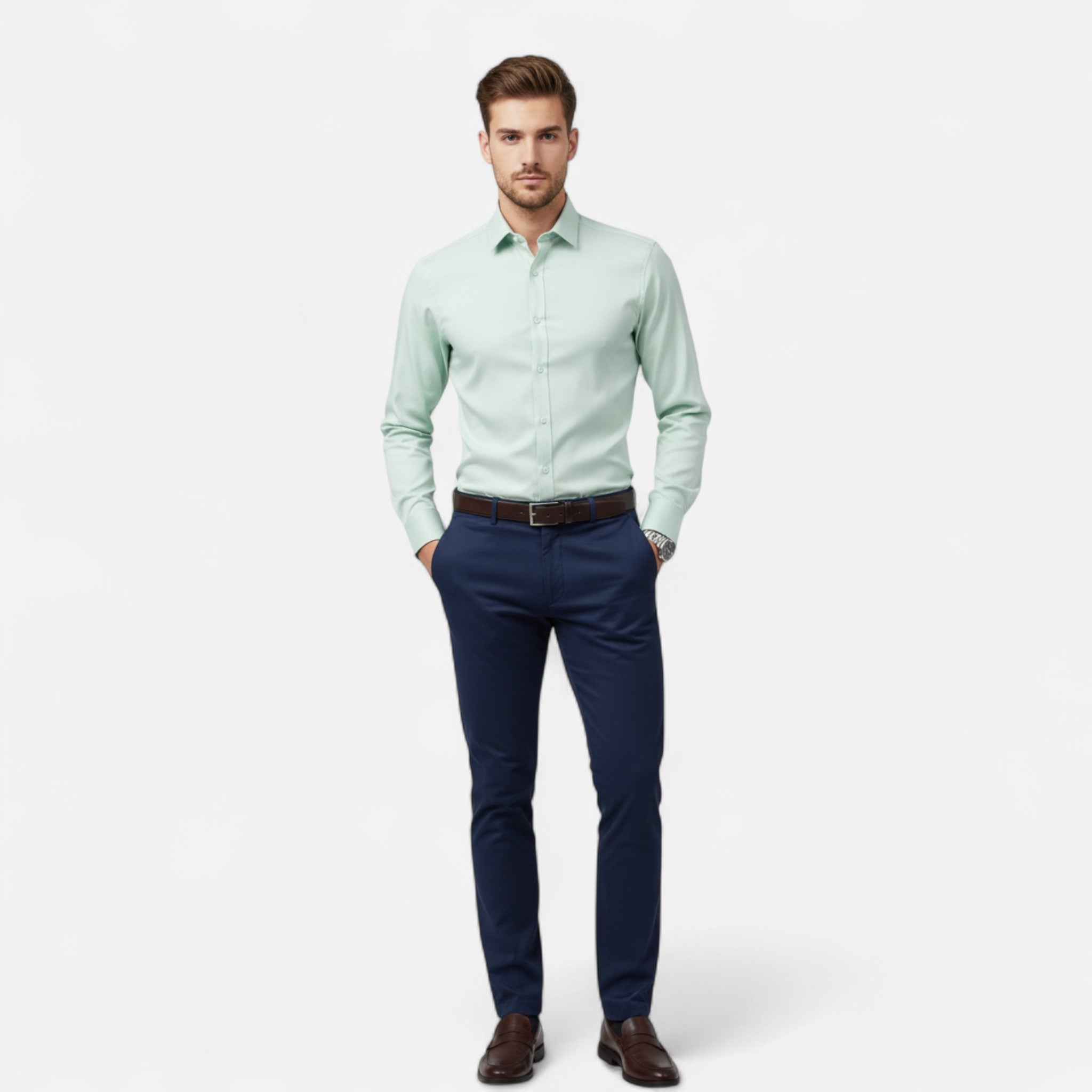 Men’s Classic Button-Up Shirt