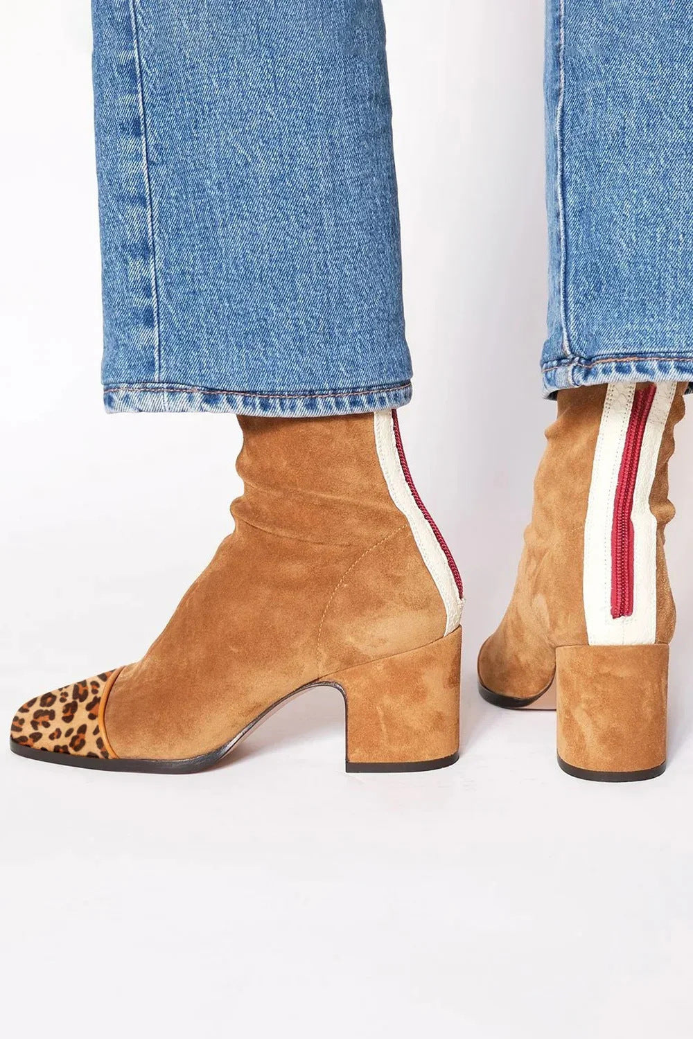 Melody | Square Toe Heeled Boots