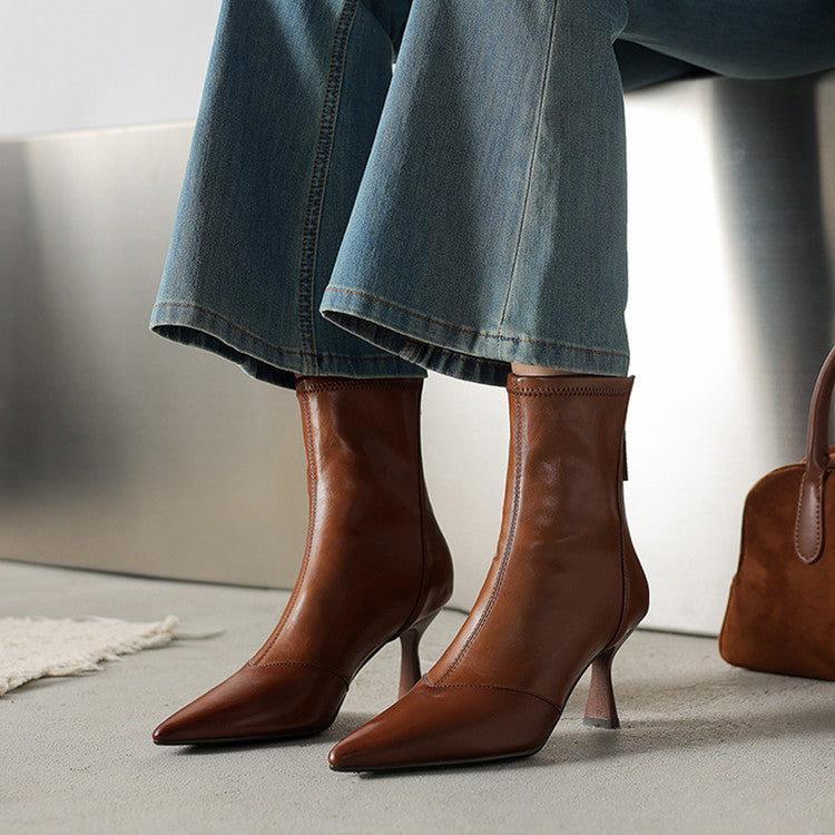 Uvera Genuine Leather Boots