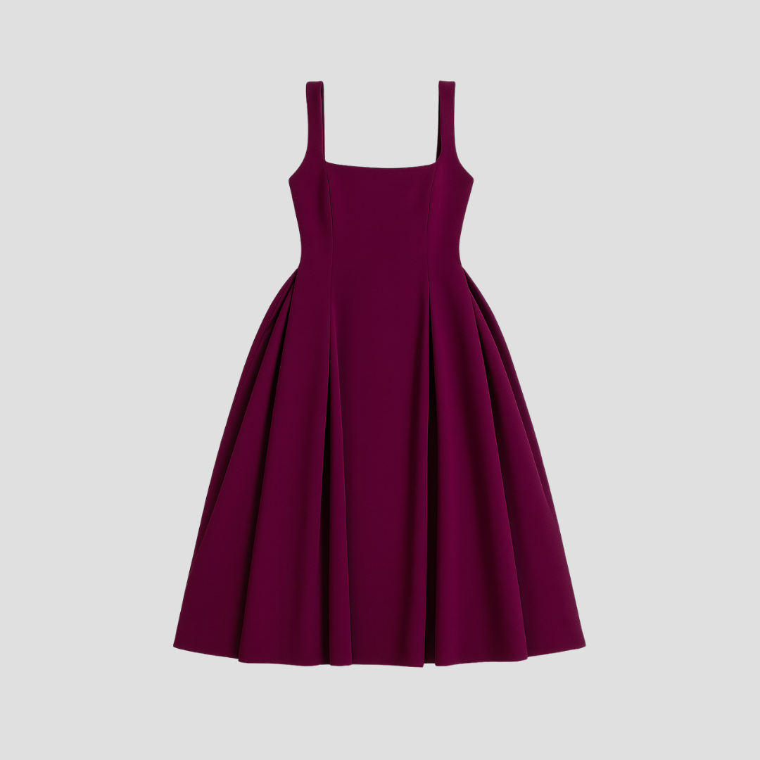 Grace | Pleated Midi Dress