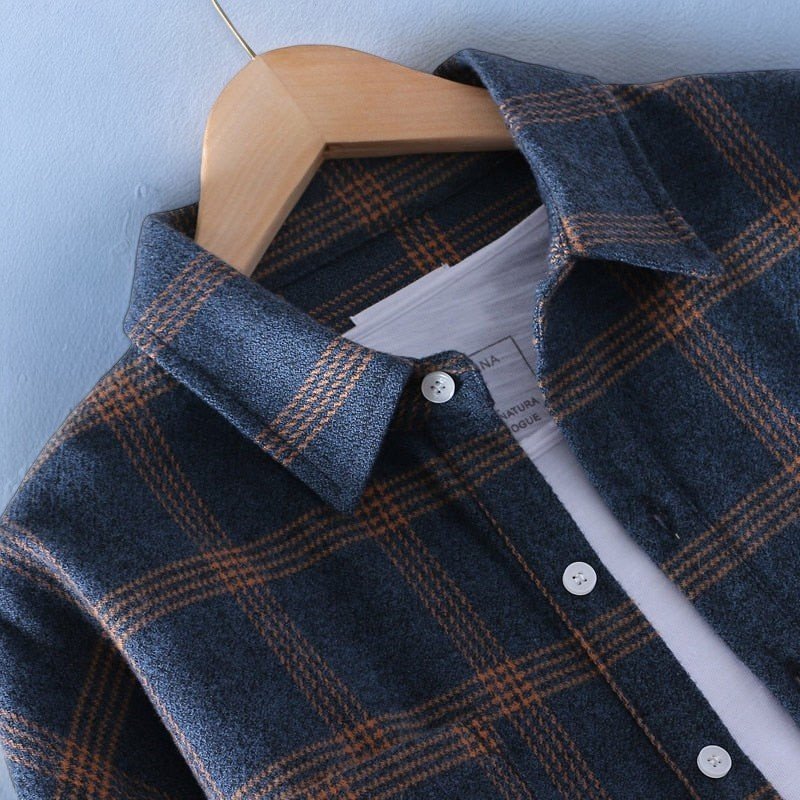 Assensio™ | Men's Checkered Flannel Shirt | Warm Casual Style & Soft Fabric