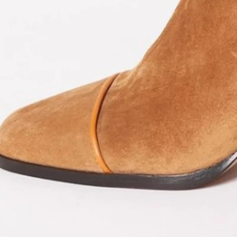 Victoria | Square toe heeled boots
