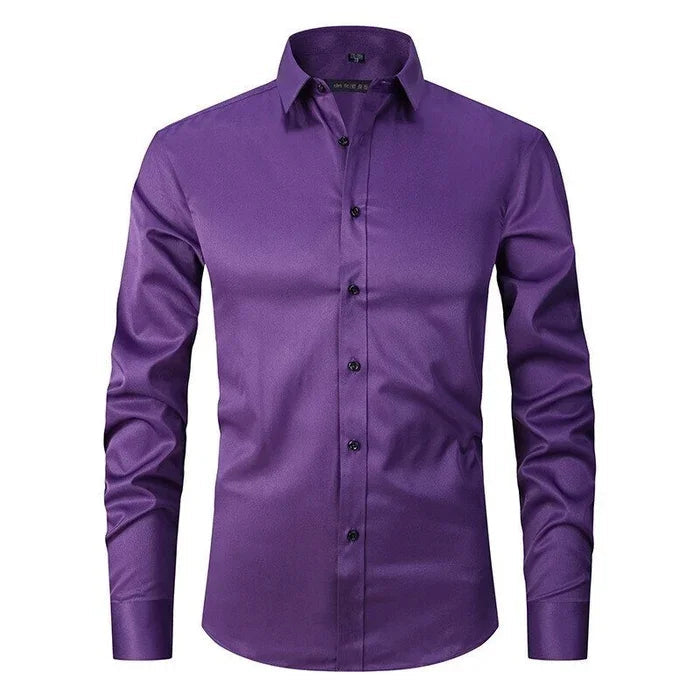Lucas | Stretchy Anti-Crease Shirt