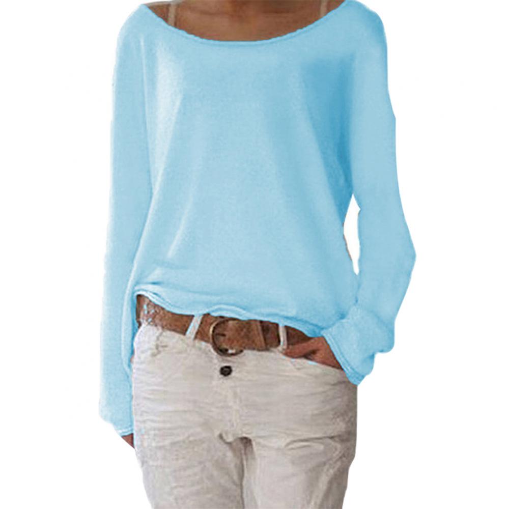 Women's Elegant Round Neck Everyday Sweater