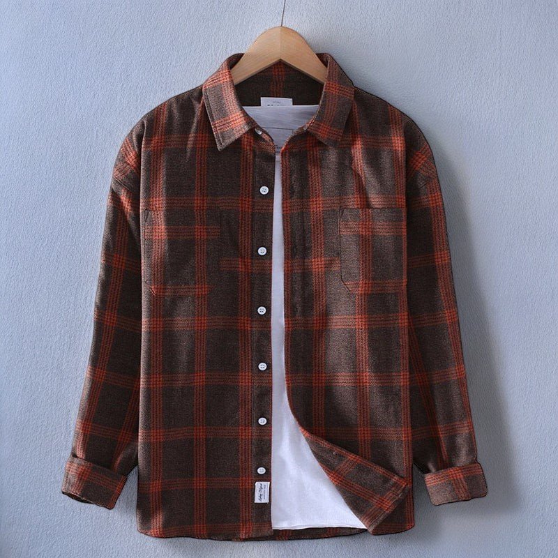Assensio™ | Men's Checkered Flannel Shirt | Warm Casual Style & Soft Fabric
