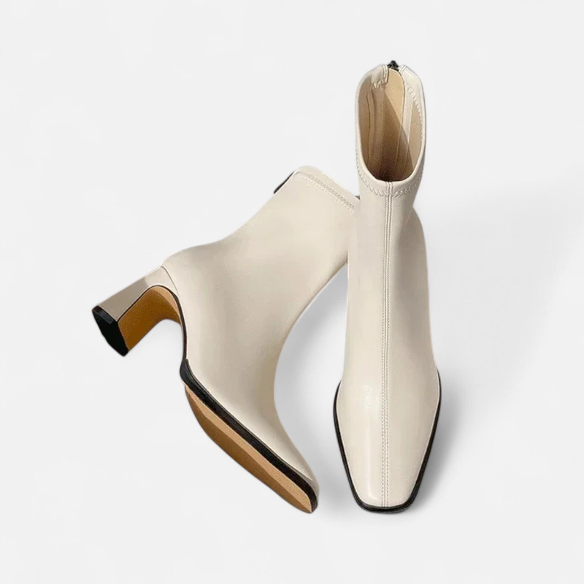 Roselains | Women’s Vintage Square-Toe Ankle Boots