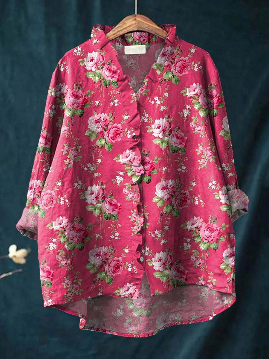 Tara Linen Blouse