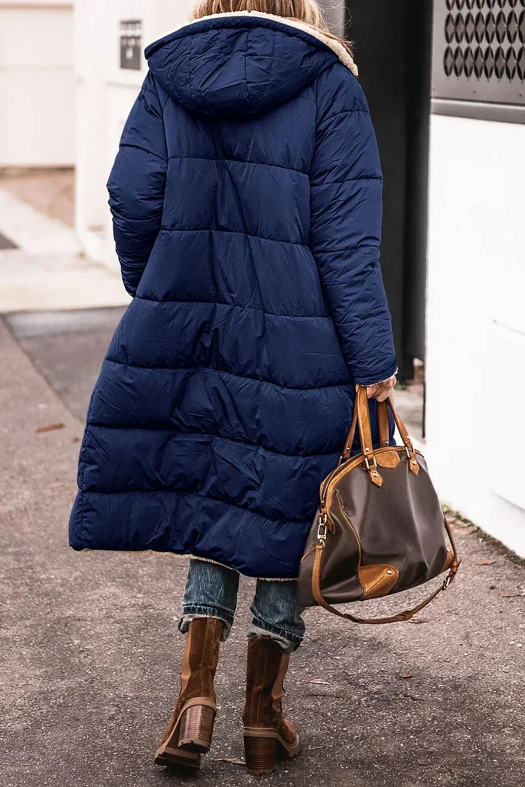 Marielle – Reversible Long Winter Jacket