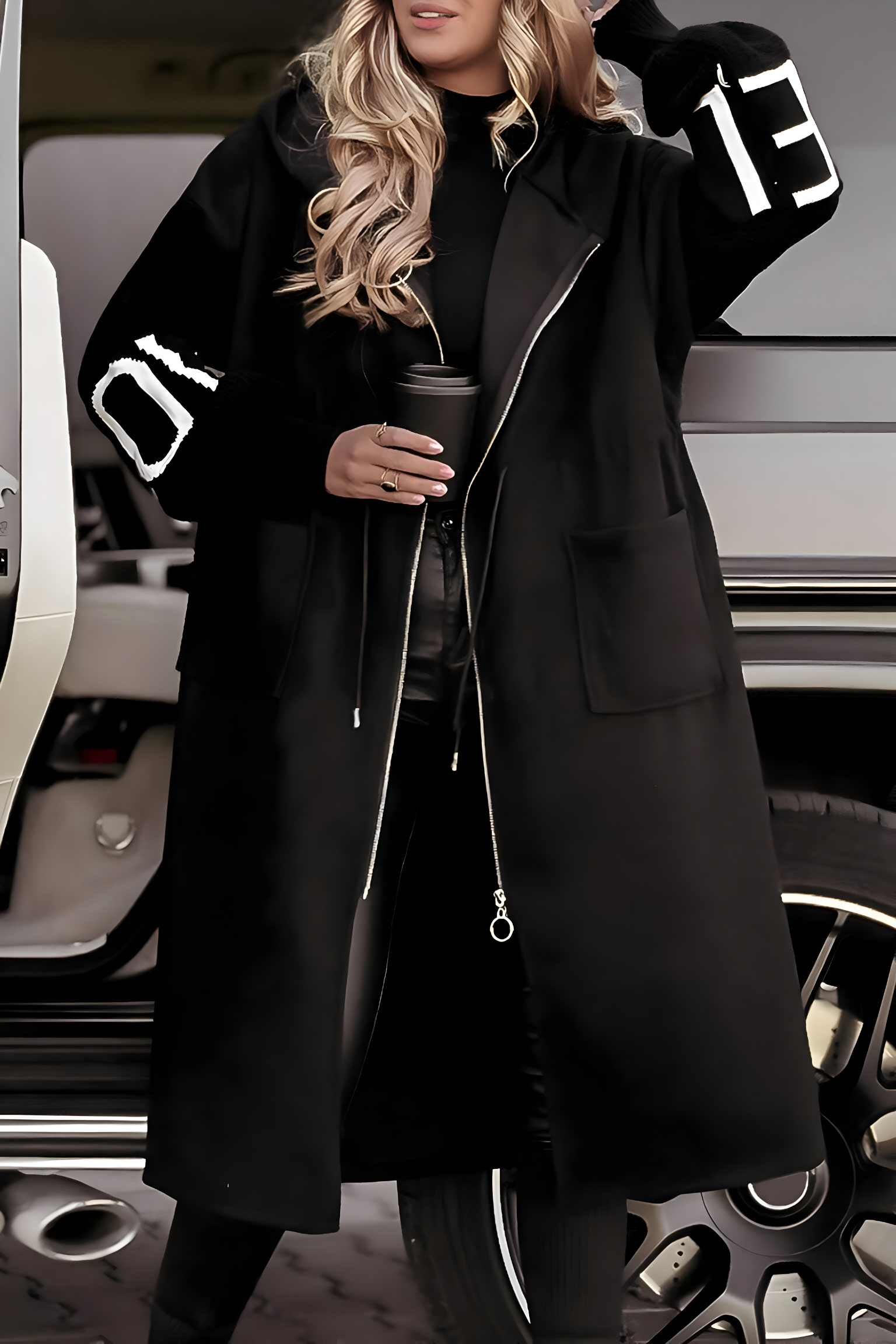 Rosalie | Elegant Hooded Coatigan