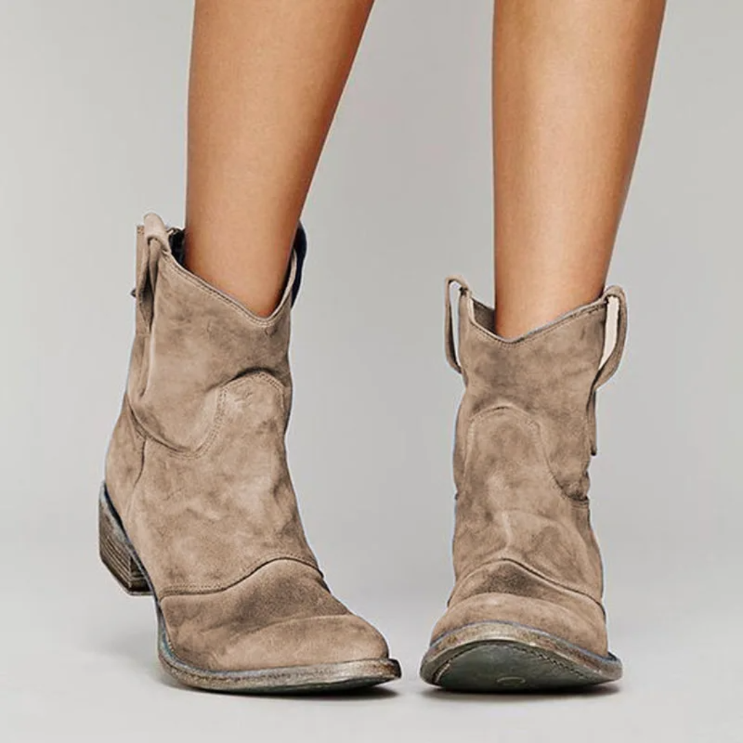 Noelle |Chic Suede Ankle Boots