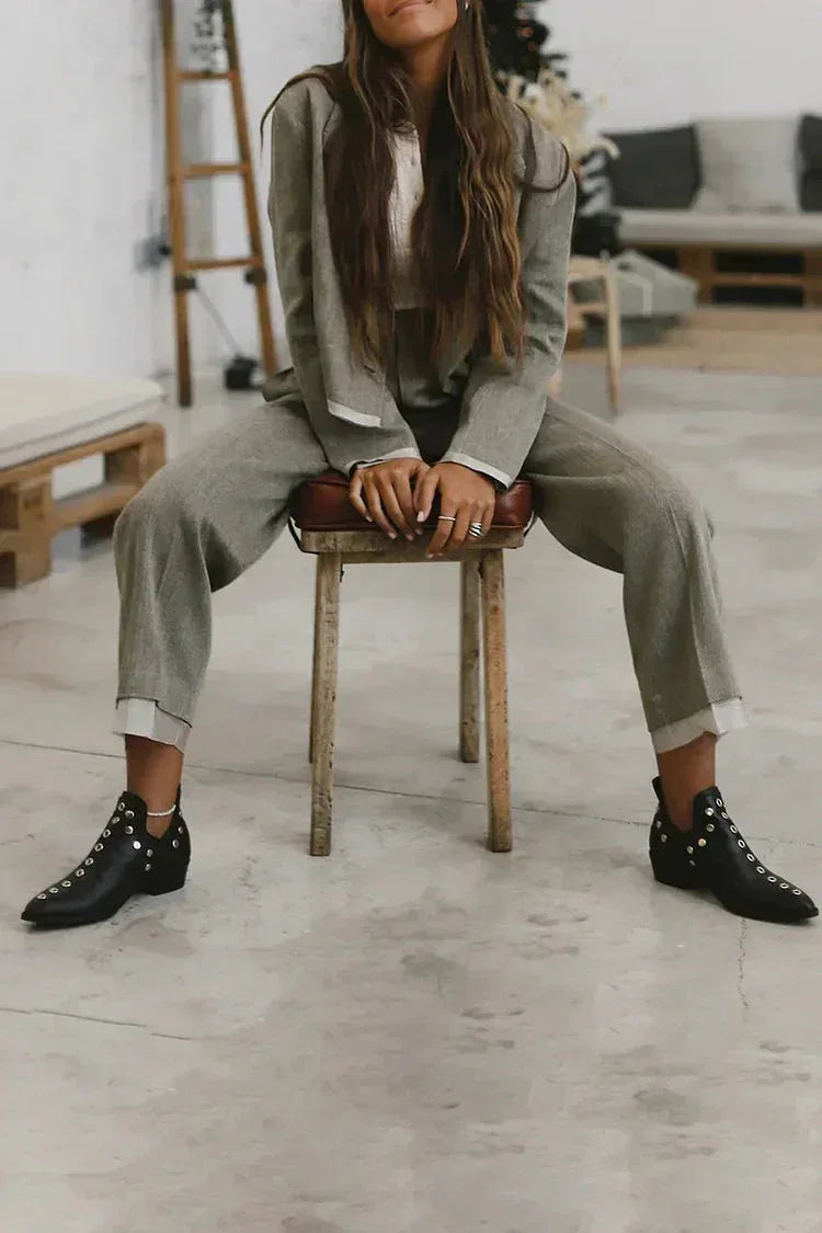 Aela™ | Studded Pointed Boots