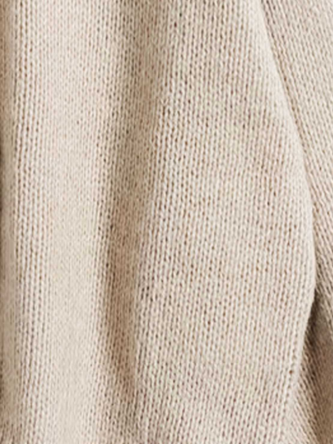 Oversized Button-Front Knit Cardigan