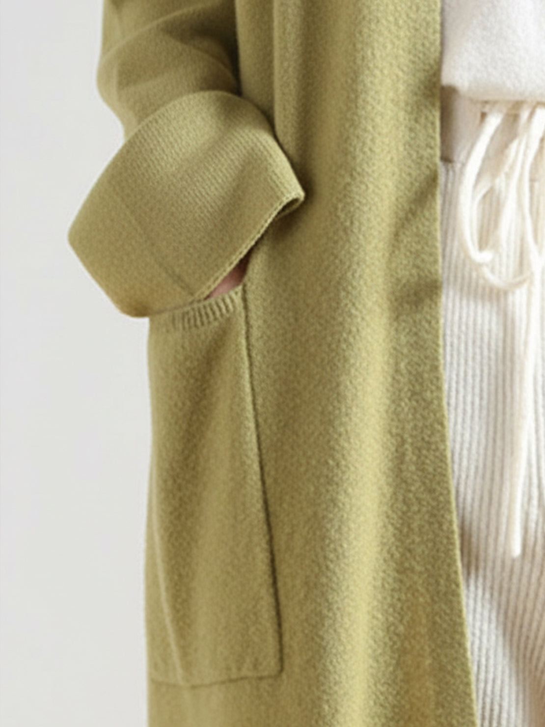 100% Australian Merino Wool Long Cardigan