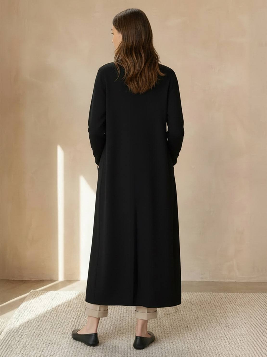 100% Australian Merino Wool Long Cardigan