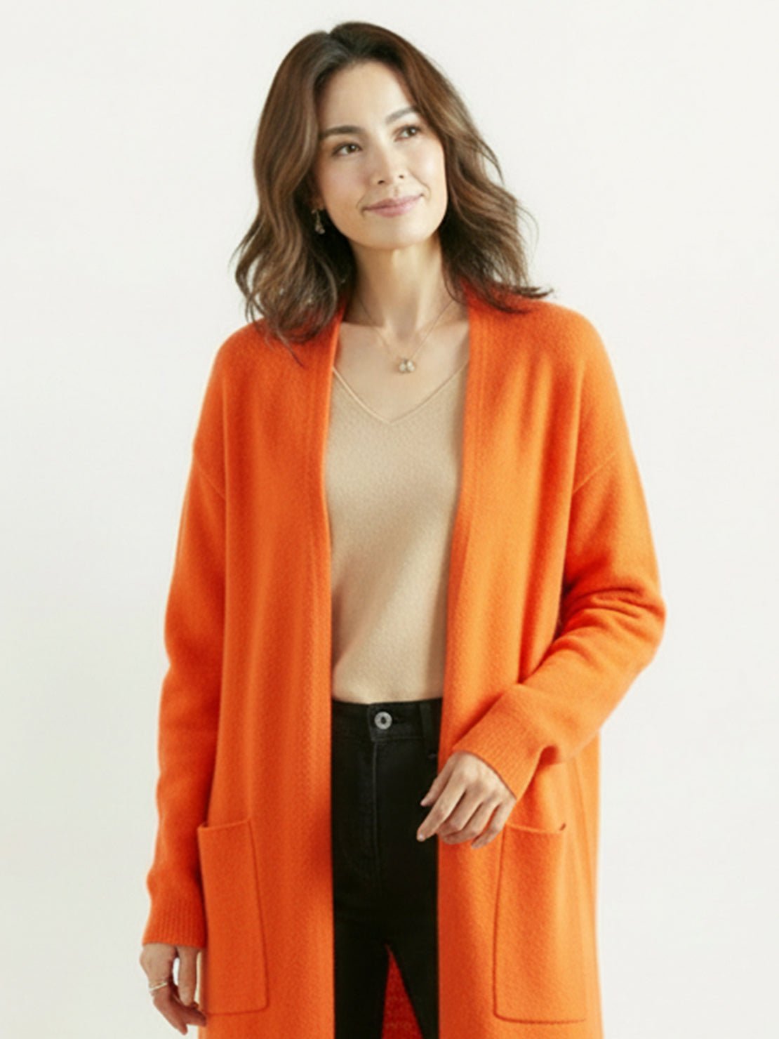 100% Australian Merino Wool Long Cardigan