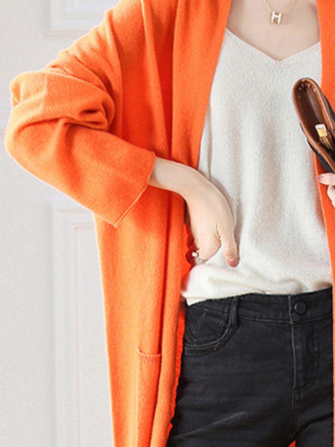100% Australian Merino Wool Long Cardigan