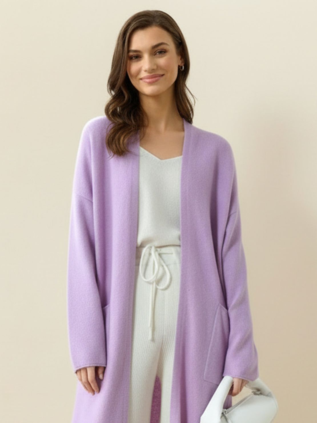 100% Australian Merino Wool Long Cardigan