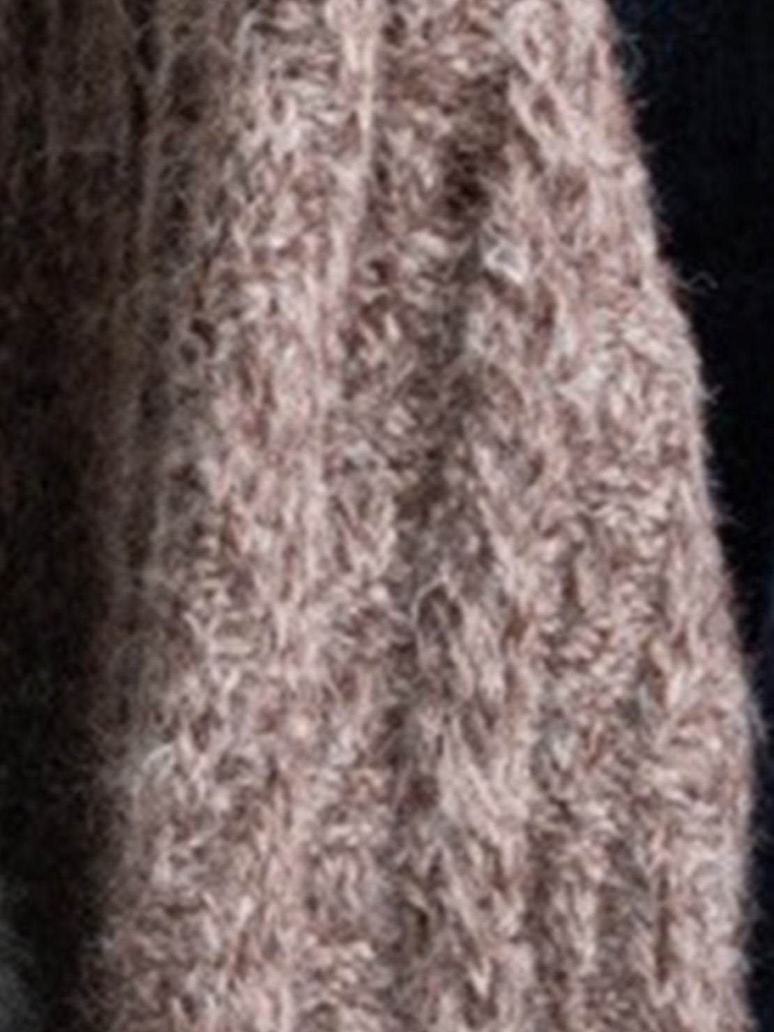 Wool-Blend Button-Front Cardigan