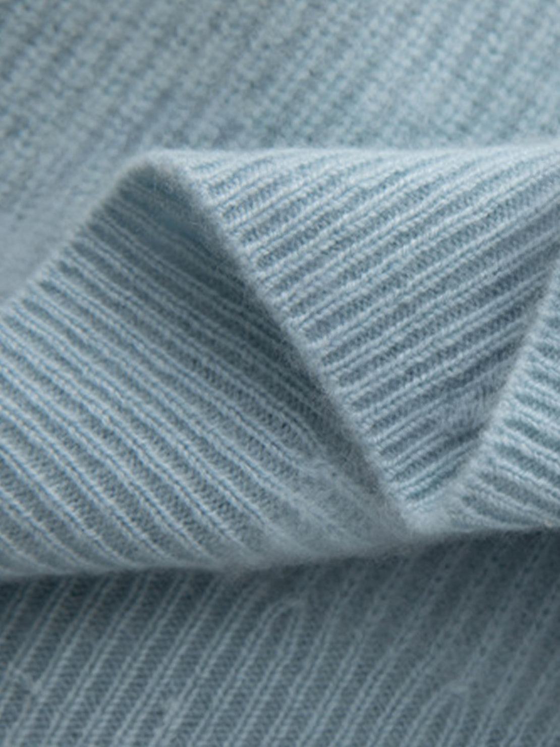 100% Alashan Cashmere Diamond-Collar Cardigan
