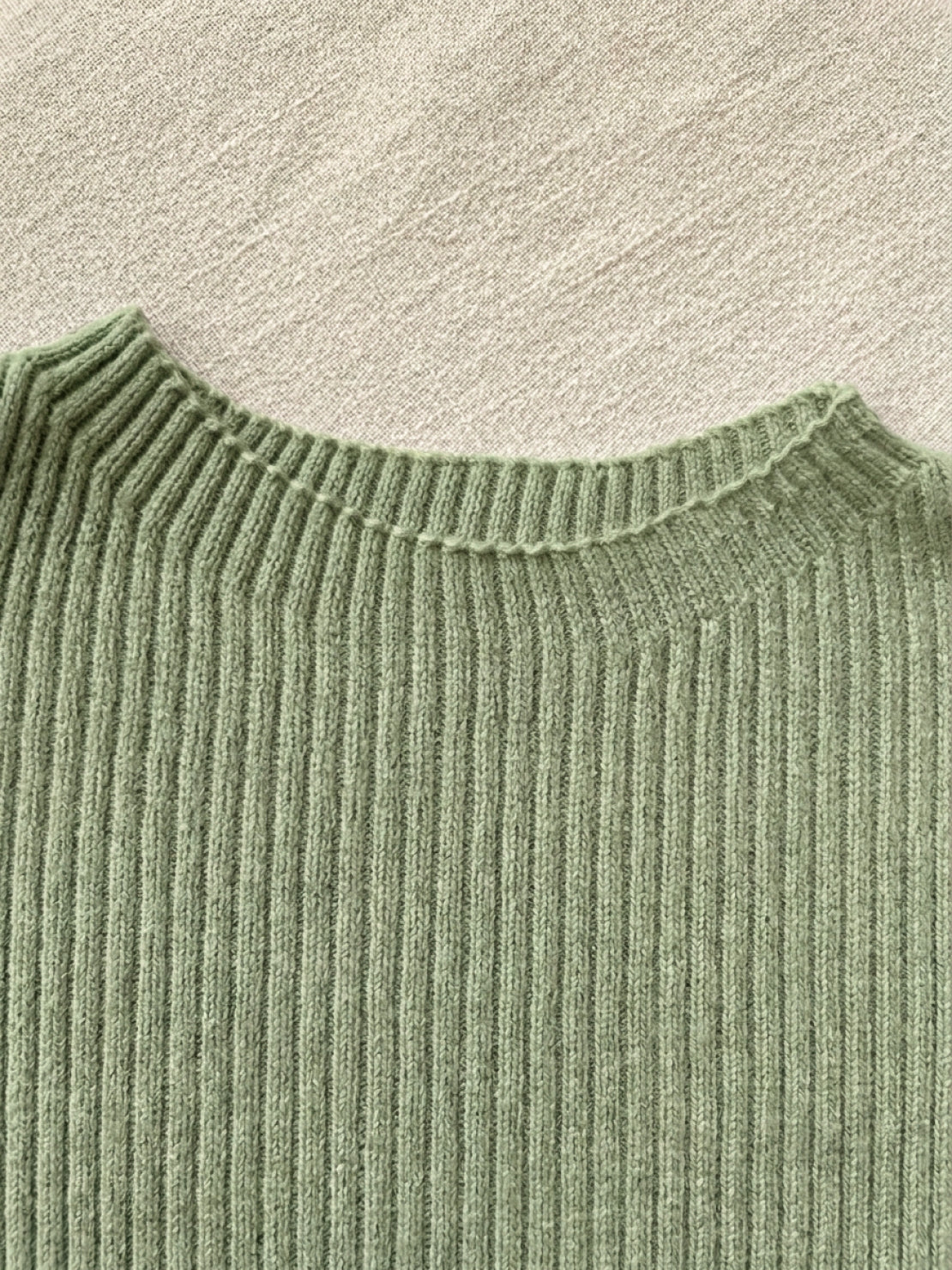 Knit Vest with Attached Scarf