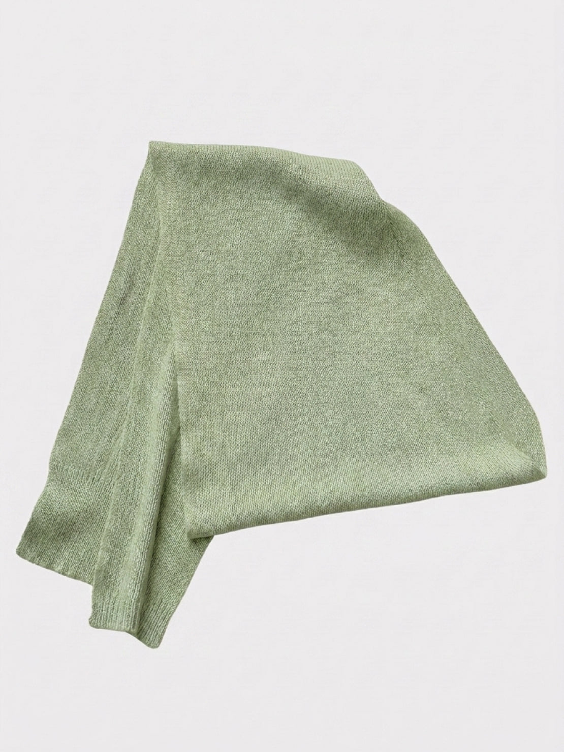 Knit Vest with Attached Scarf