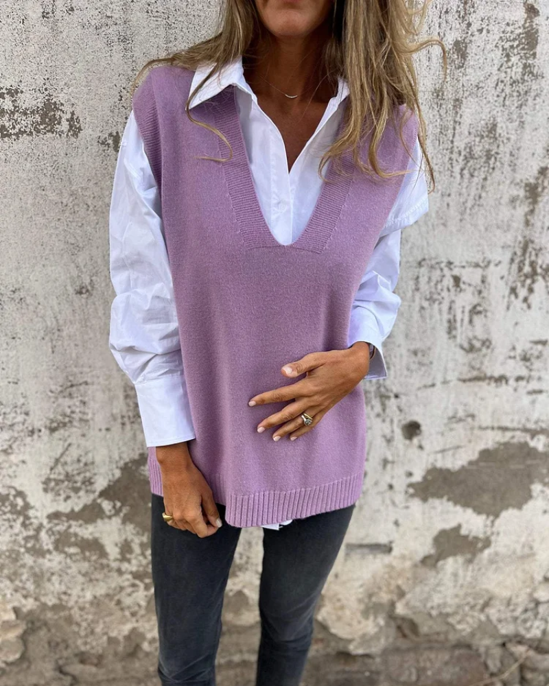 Nachell | Knit Sweater Vest