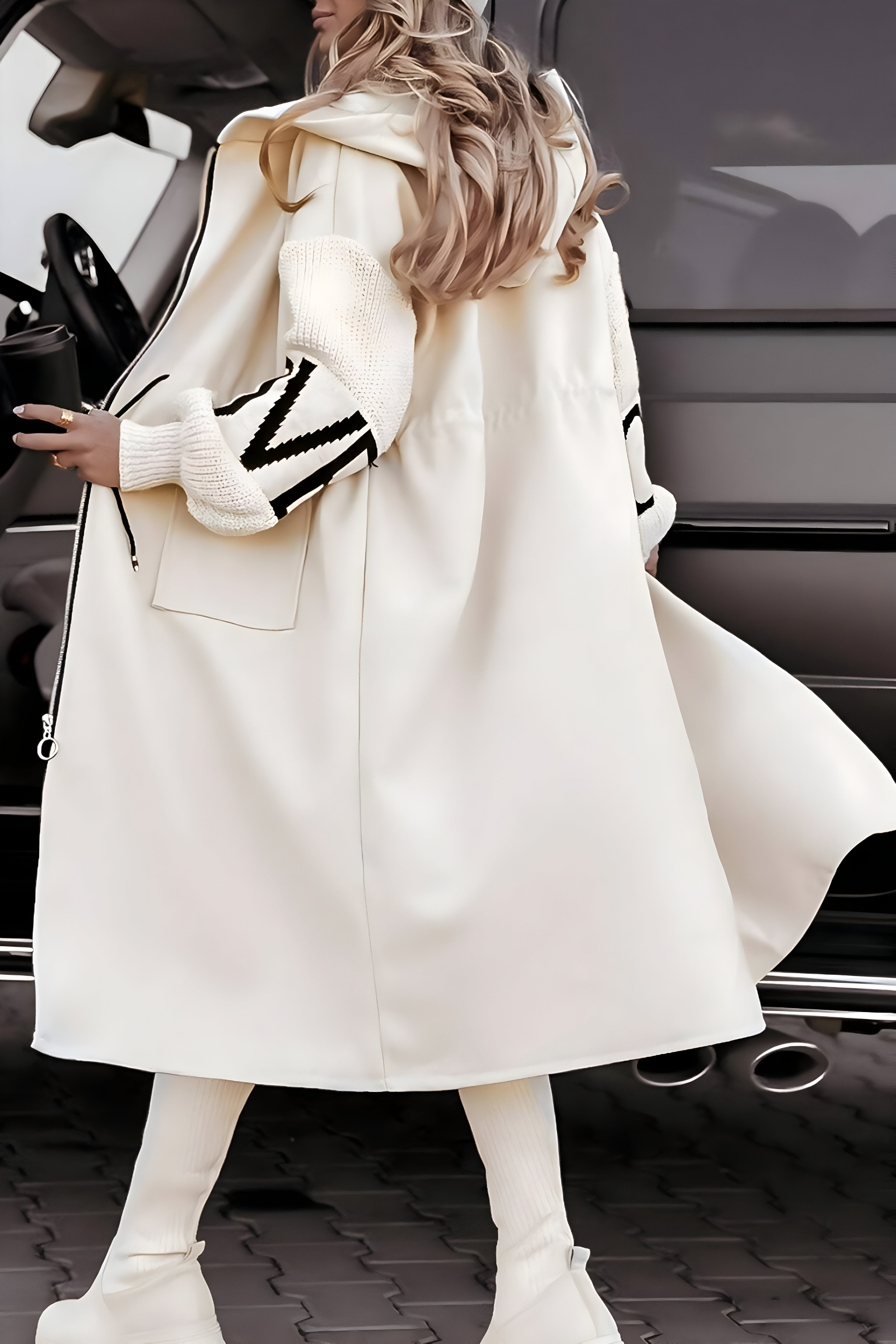 Rosalie | Elegant Hooded Coatigan