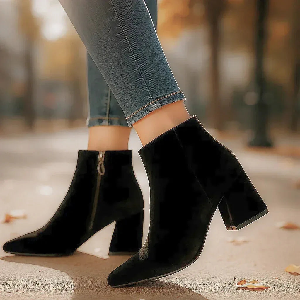 VALENTINA VELVET BOOTS