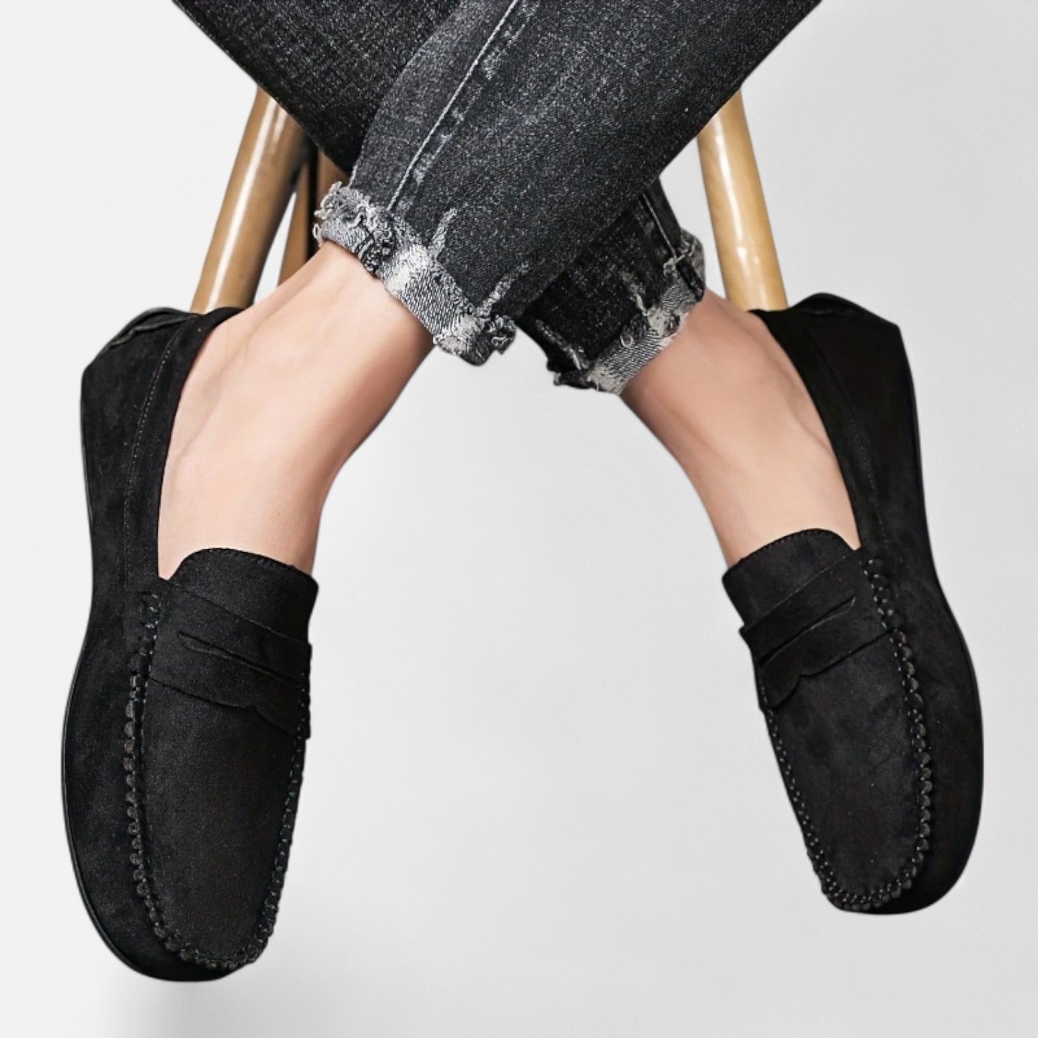 Roselains| Men's Leather Slip-On Loafers