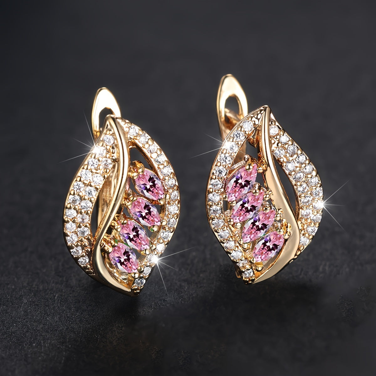 Isola Blushlune Earrings | Gold