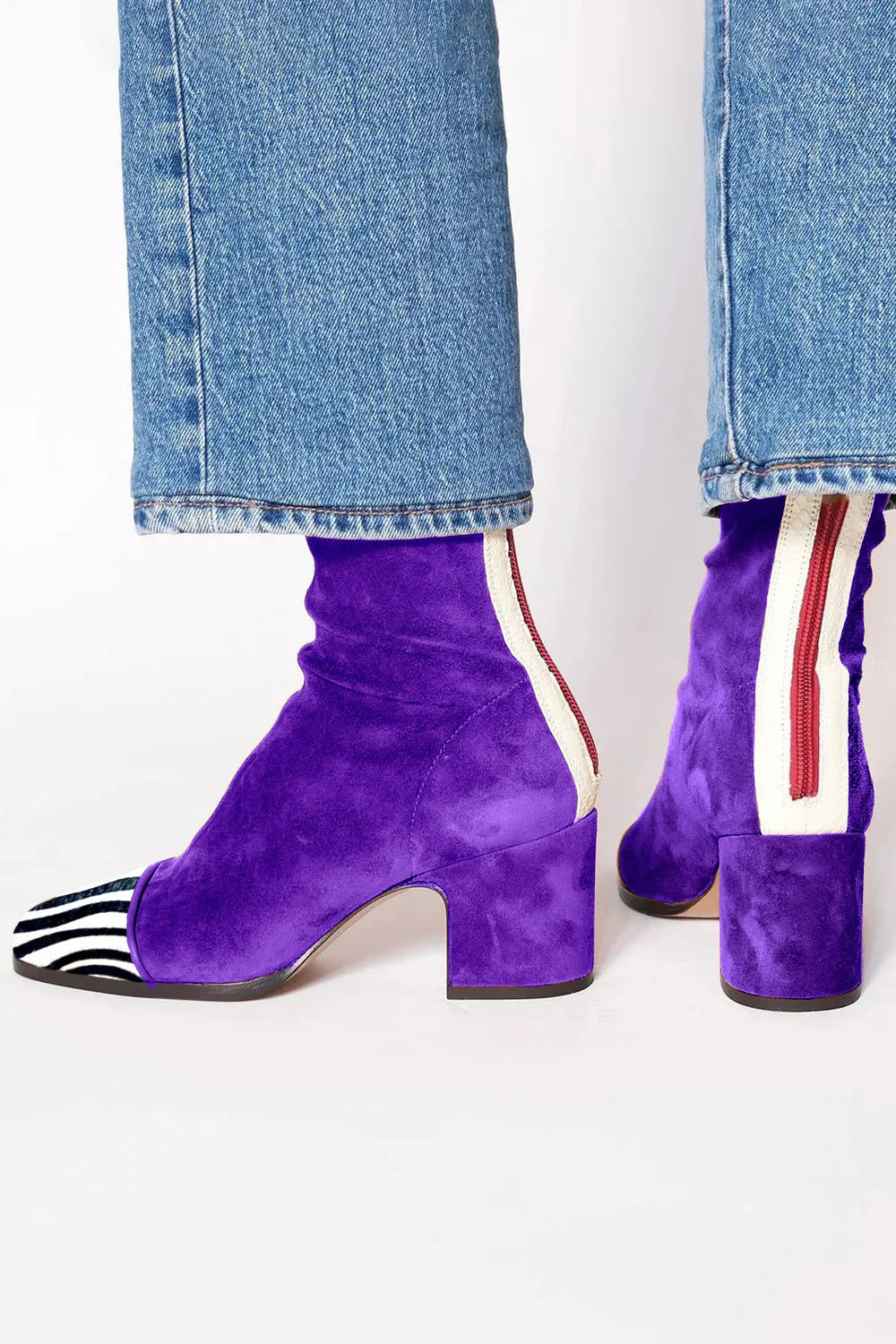 Melody | Square Toe Heeled Boots