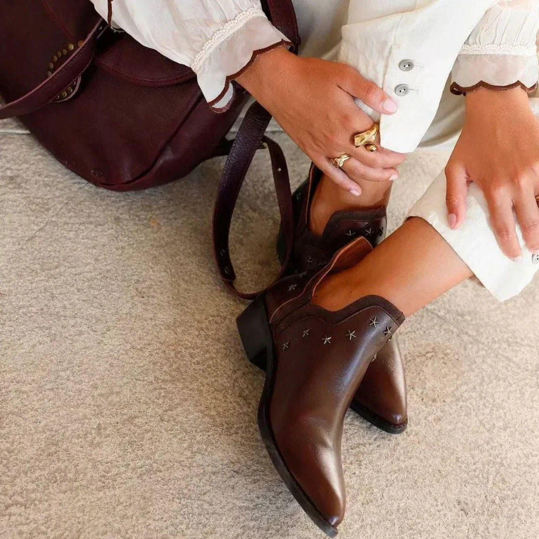 Nira™ | Studded Western Boots
