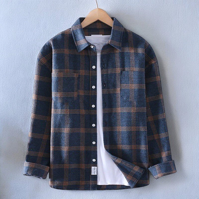 Assensio™ | Men's Checkered Flannel Shirt | Warm Casual Style & Soft Fabric