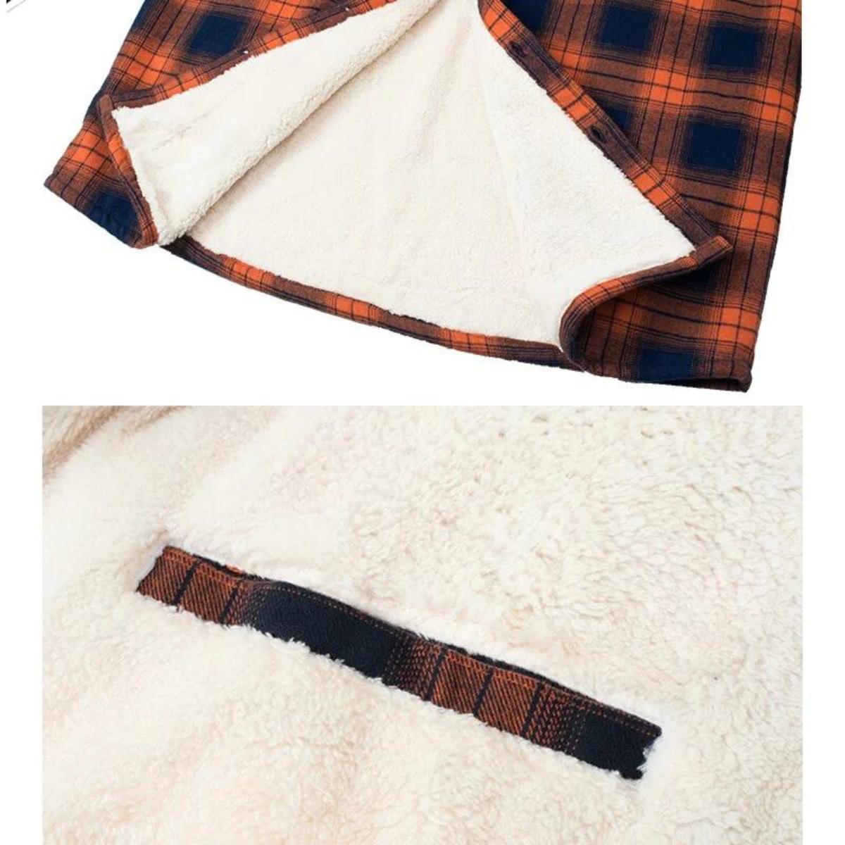 Mr. Rutig Sherpa Check Shirt Jacket