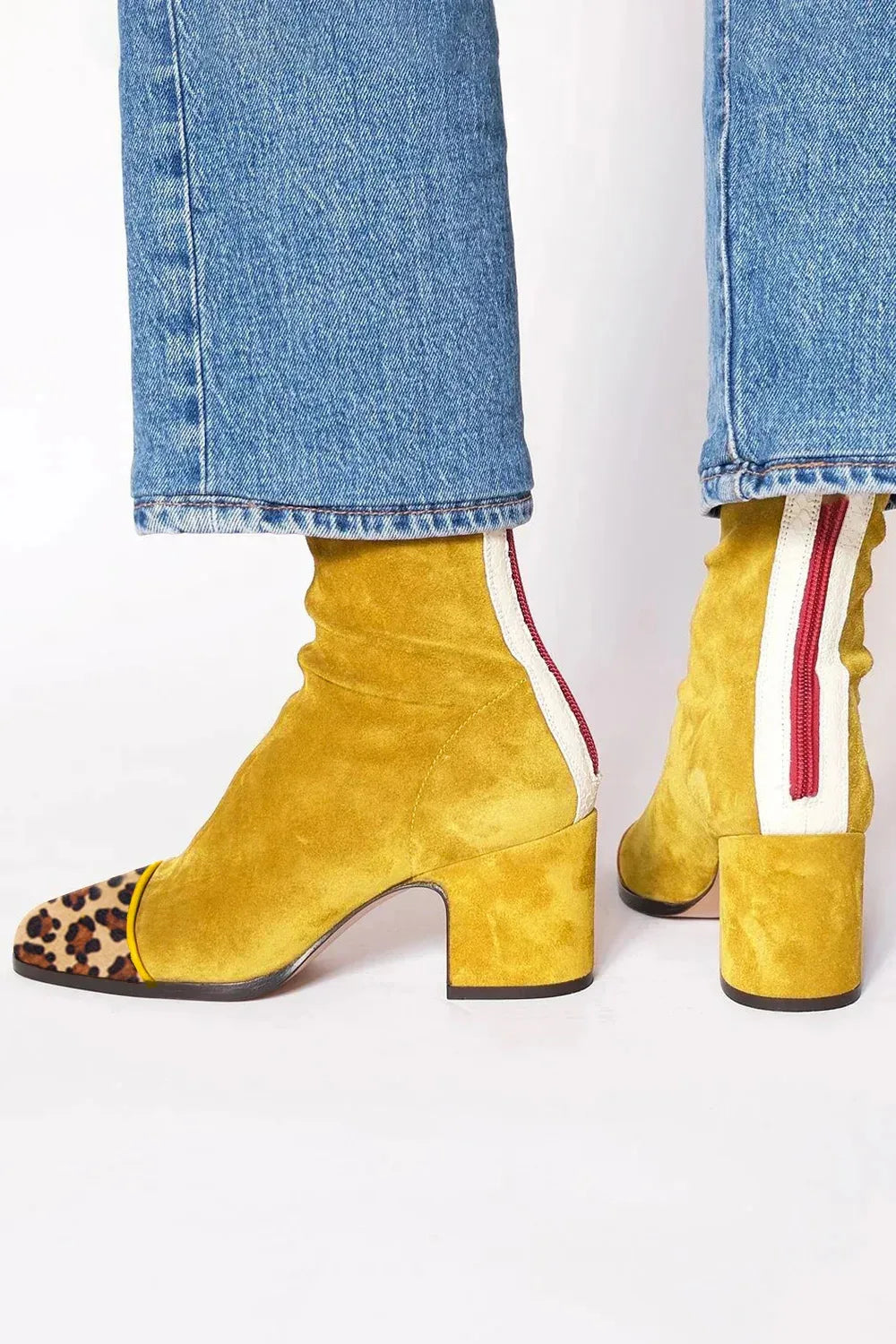 Victoria | Square toe heeled boots